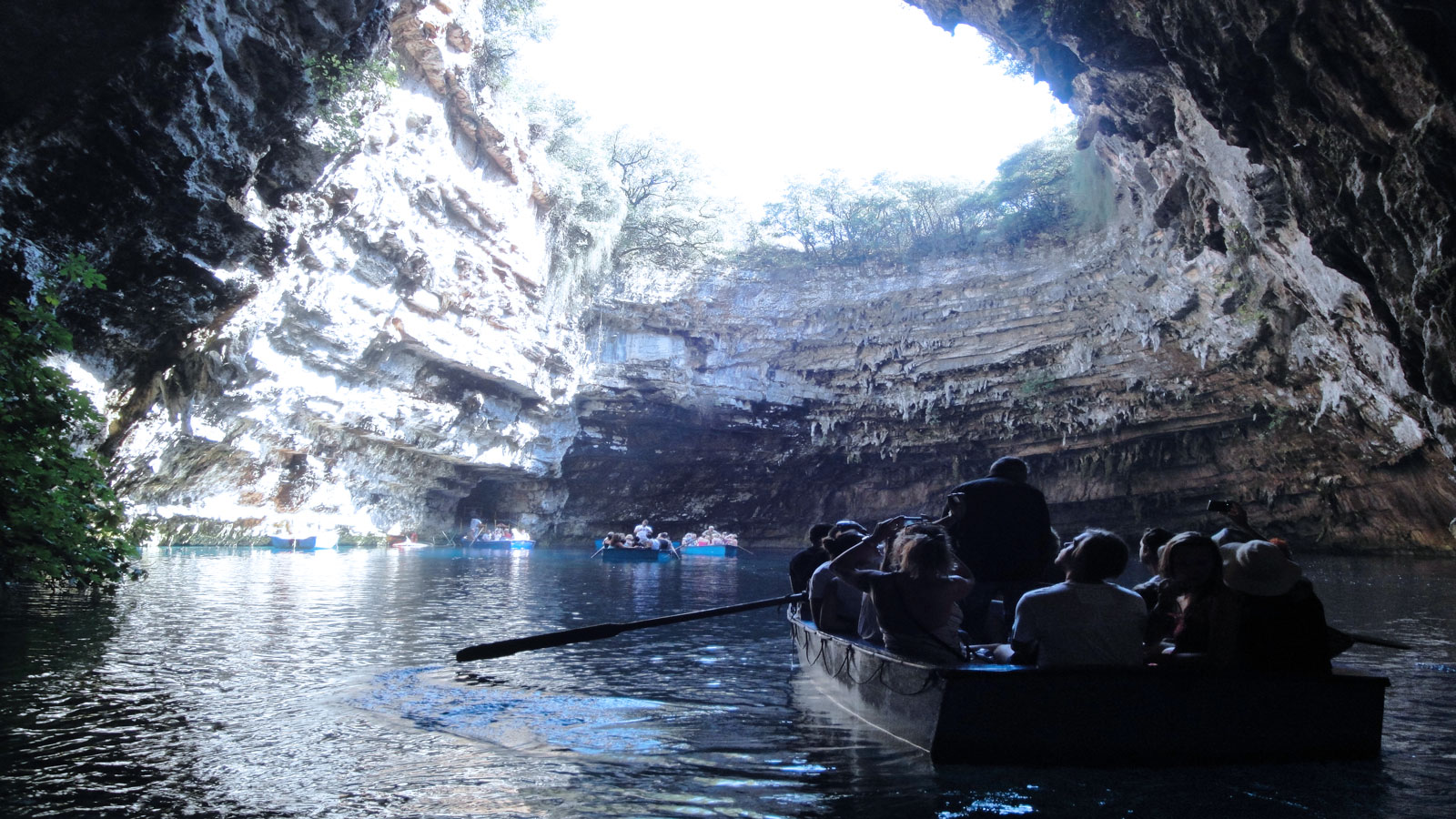 Melissani lake cave